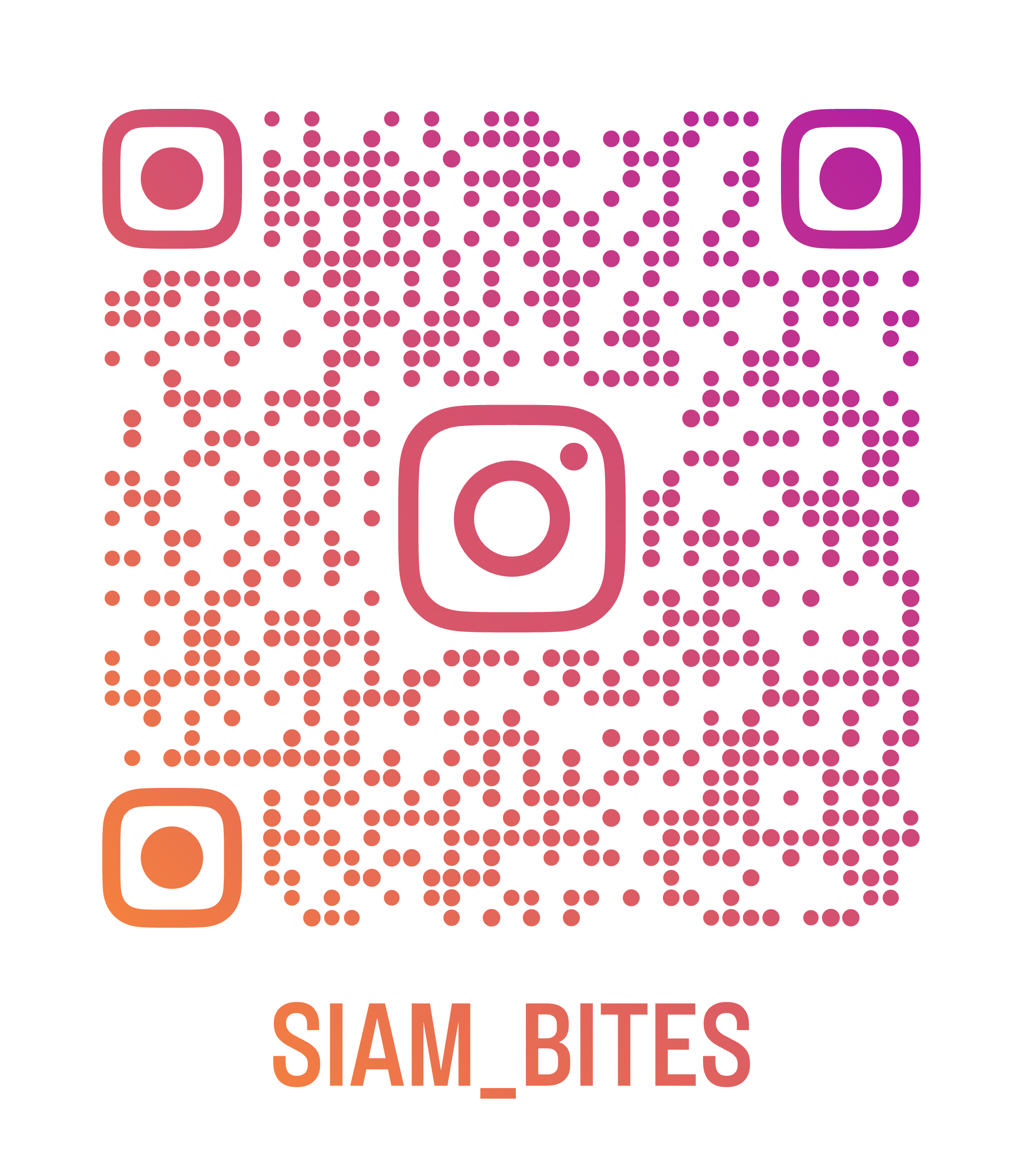 Scan Siam Bites Instagram